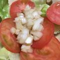 まろぴ～ぬ's cooksnap of when they made 新玉ねぎ トマト かんたん酢 サラダ.