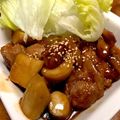 クック80Q7DV☆'s cooksnap of when they made 鶏の照り焼きプレート［ kana ］.