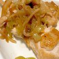 クックC4J1L2☆'s cooksnap of when they made 保存バッグ作り置き 鶏もも塩ごま油和え.