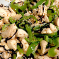 クックりーこ☆'s cooksnap of when they made お弁当に☆ピーマンとささみの塩昆布和え.