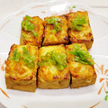 ekokan's cooksnap of when they made 厚揚げの明太チーズ焼き.