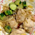 クック甘党。's cooksnap of when they made 鶏ももとキュウリのオイスター炒め.
