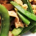 Pandanoko's cooksnap of when they made 豚肉とスナップえんどうのオイスター炒め.