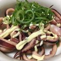 amileamila's cooksnap of when they made 居酒屋メニュー☆イカのマヨポン炒め.