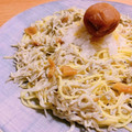maaaaaari♡'s cooksnap of when they made 梅しらすの和風おろしパスタ.