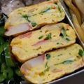 tamago大好き's cooksnap of when they made お弁当用 カニかま入り玉子焼き.