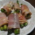 冒険家むらかみ's cooksnap of when they made 綺麗に焼ける♪ アスパラベーコン巻き.