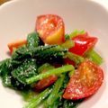 mamasann's cooksnap of when they made トマトと小松菜のイタリアンサラダ.