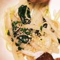 kmcats's cooksnap of when they made レンジで簡単！もやしとほうれん草のナムル.