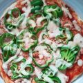 ハラールレシピ's cooksnap of when they made トルティーヤでピザ.