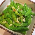 やなあみゆち's cooksnap of when they made 簡単おかず☆さやえんどうのペペロンチーノ.