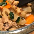 ぞうちゃん！！'s cooksnap of when they made 大根と鶏肉の煮物☆簡単！美味！作りおきに.