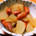 おちゃむ夫人's cooksnap of when they made 孫が大好きな♪ウインナーと大根の煮物.