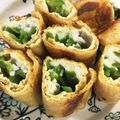 YUKIKI☆'s cooksnap of when they made しらすとピーマンの油揚げチーズロール.