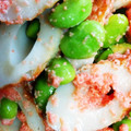 yupikoko's cooksnap of when they made おつまみに！ちくわと枝豆のたらこマヨ炒め.