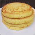 華夢那's cooksnap of when they made ふわふわしっとり♡分厚いホットケーキ.