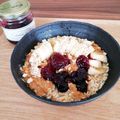 ゆうにゃんごはん's cooksnap of when they made オートミールとフルーツのヨーグルト.