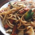 おきょうねえ's cooksnap of when they made 春キャベツとベーコンの焼きうどん.