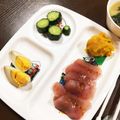 うさこママ★'s cooksnap of when they made 一人暮らしの簡単3分カボチャサラダ.
