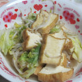 ここみ☆ゆりあママ's cooksnap of when they made 生揚げとたっぷり野菜の炒め物.