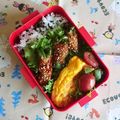 めいびー's cooksnap of when they made プチトマト＆ピーマンの野菜ソースオムレツ.