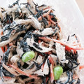 ツインママかいちゃん's cooksnap of when they made 蒸し鶏&ひじきの柚子胡椒シーザー和え.