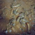 のんびりご飯's cooksnap of when they made 生クリームで簡単！絶品ビーフストロガノフ.