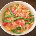 ゆあパパちゃん's cooksnap of when they made 簡単もう一品☆スナップえんどうの卵とじ.