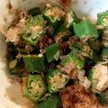 ゆとかりママ's cooksnap of when they made レンジで簡単！オクラの胡麻和え.