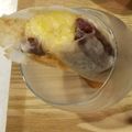 min☆___'s cooksnap of when they made 簡単おやつ⋆つぶあん×バナナの焼き春巻き.