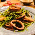 kenji1130's cooksnap of when they made スルメイカと豆苗のバター醤油炒め.