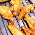 ka2mi0427's cooksnap of when they made 鶏手羽中のサクサク焼き.