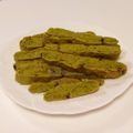 くまさんのカフェ☆'s cooksnap of when they made 超簡単抹茶ビスコッティ.