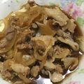 blue_apron's cooksnap of when they made 簡単♫豚こまと玉ねぎのすき焼き風.