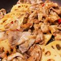 なごま's cooksnap of when they made 豚肉と蓮根のかんたん酢炒め♪.