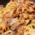 なごま's cooksnap of when they made 豚肉と蓮根のかんたん酢炒め♪.