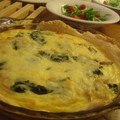 カナー's cooksnap of when they made ほうれん草とエリンギのキッシュ.