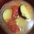 クックC18DJ9☆'s cooksnap of when they made トマトとさつまいものお味噌汁.