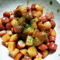 オヤジばばぁ's cooksnap of when they made 大根とウインナーの甘辛炒め.