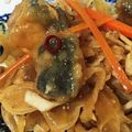 emenina's cooksnap of when they made あじのハリハリ南蛮漬け.