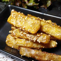 an0v0ko's cooksnap of when they made 【農家のレシピ】照り焼き揚げゴボウ.
