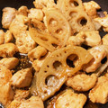 なごま's cooksnap of when they made 味付け1つ！むね肉とれんこんのコク旨炒め.