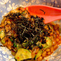 でからびあ1972's cooksnap of when they made ♡きゅうりと納豆キムチの和え物♡.
