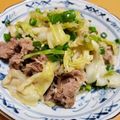 ちょこまだむ's cooksnap of when they made 牛肉とキャベツのみぞれ煮.