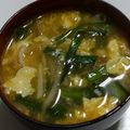 ヨシヨッシー's cooksnap of when they made 韓国風ニラと卵のピリ辛スープ.