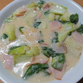 ナーちゃん's cooksnap of when they made 青梗菜とハムのクリーム煮.