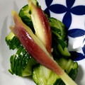 ryin☆'s cooksnap of when they made きゅうりの　にんにく白だし浅漬け.