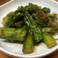 Juliennu's cooksnap of when they made アスパラのバター焼き わさび醤油和え.