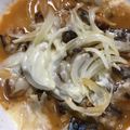 HappyYumi's cooksnap of when they made 鯖の味噌煮缶で簡単おつまみ.