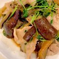 ponkotsu子's cooksnap of when they made 味ぽん　豚バラと茄子豆苗のさっぱり炒め.